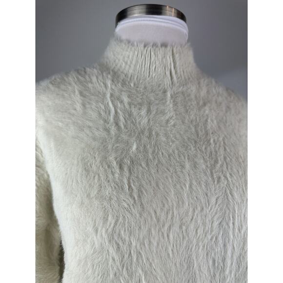NWT Mersea Chalet Mock Neck Sweater Pockets Fuzzy Soft Women's L/XL Mer Sea - Picture 4 of 13